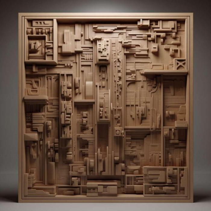 نموذج ثلاثي الأبعاد لآلة CNC 3D Art 